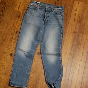 GAP Blue Ankle Cropped Jeans